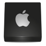 Disc Apple Black Icon 96x96 png